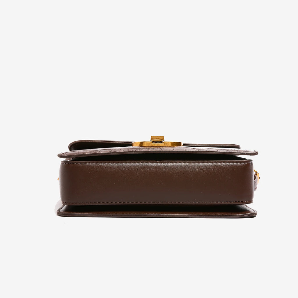 Small Leather Armpit Bags for Women, Chain Shoulder, Crossbody Bag, Ladies Vintage Underarm Handbags, Summer